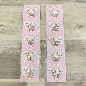 100 Beautiful Bobby Hair Pin Cute Color Fashion Jewelry Clips Hairgrip